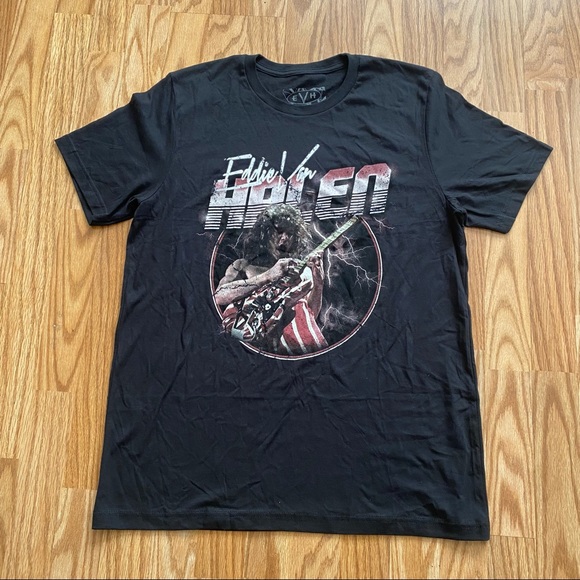 NWT EDDIE VAN HALEN LIGHTNING VINTAGE T-SHIRT - Picture 2 of 5
